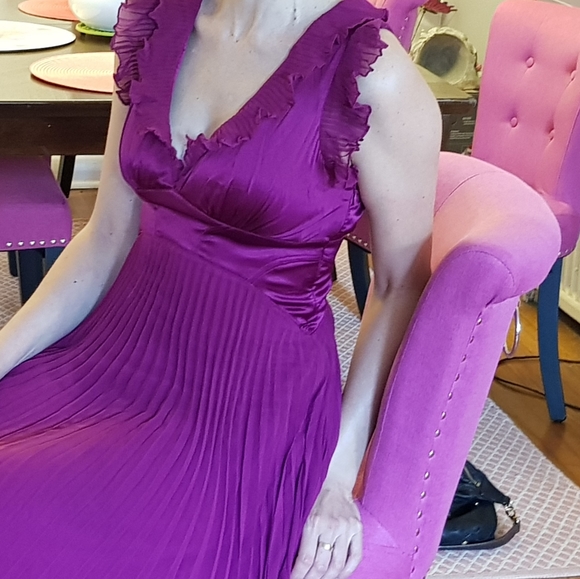 NWT Silk Plum Marciano Dress - Picture 16 of 17